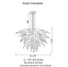 Viz Art Glass Lighting Viz Art Glass ColorSelect East Coast Autumn Small Blown Glass Chandelier