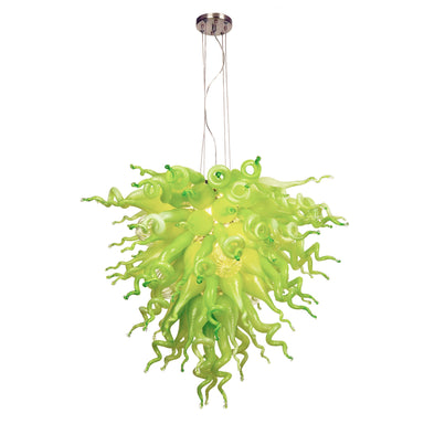 Viz Art Glass Lighting Viz Art Glass ColorSelect Mint Macaroon Large Chandelier