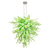 Viz Art Glass Lighting Viz Art Glass ColorSelect Mint Macaroon Large Chandelier