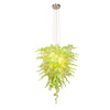 Viz Art Glass Lighting Viz Art Glass ColorSelect Mint Macaroon Tall Blown Glass Chandelier