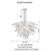 Viz Art Glass Lighting Viz Art Glass ColorSelect Summer Sky Small Chandelier
