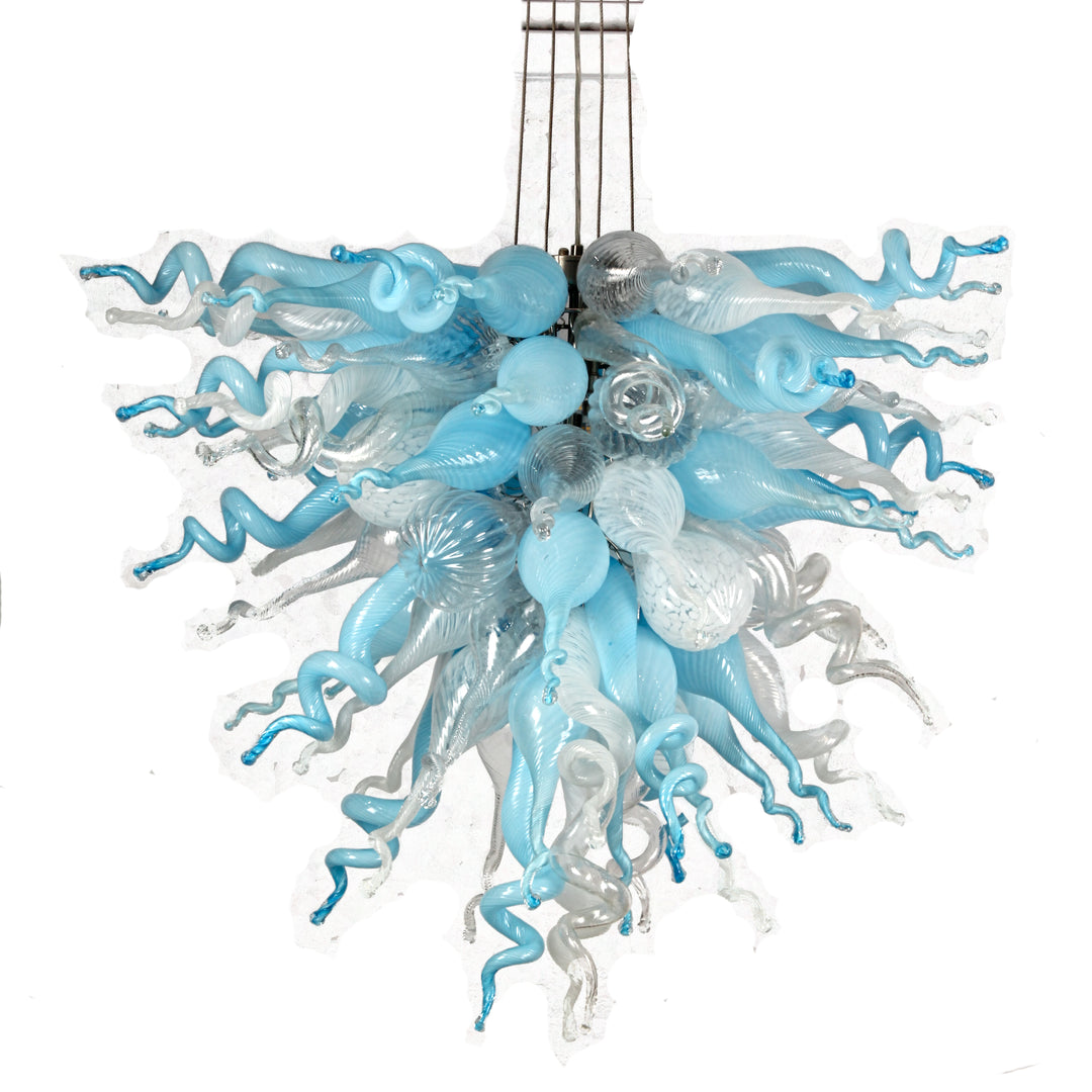 Viz Art Glass Lighting Viz Art Glass ColorSelect Summer Sky Small Chandelier