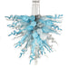 Viz Art Glass Lighting Viz Art Glass ColorSelect Summer Sky Small Chandelier