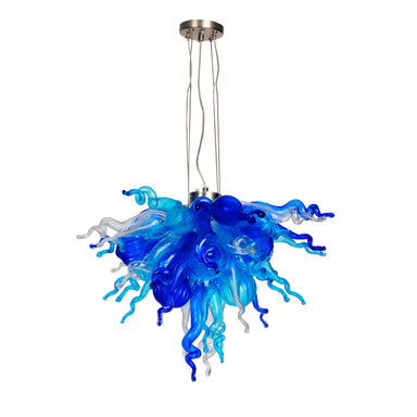 Viz Art Glass Lighting Viz Art Glass ColorSelect Waterfall Mini Blown Glass Chandelier