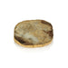 Zodax Giftware Agate Marble Glass Coaster w/ Gold Rim- Brown Tone