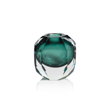 Zodax Furniture Aman Emerald Cut Glass 5"