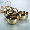 Zodax Giftware Aperitifs Cocktail Condiment Bowl Set- Polished Gold