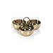 Zodax Giftware Aperitifs Cocktail Condiment Bowl Set- Polished Gold