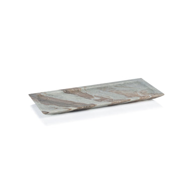 Zodax Furniture Arabescato Marble Tray 13.75" x 6"