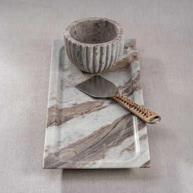 Zodax Furniture Arabescato Marble Tray 13.75" x 6"