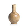 Zodax Furniture Artisanal Paulownia Wood Vase 14.25" x 21.25"