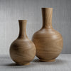 Zodax Furniture Artisanal Paulownia Wood Vase 14.25" x 21.25"