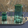 Zodax Home Decor Azul Juice Pitcher - Azul, Green and Clear - Large