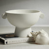 Zodax Home Decor Baden Matt White Ceramic Bowl