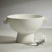 Zodax Home Decor Baden Matt White Ceramic Bowl