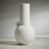 Zodax Furniture Baden Matt White Ceramic Vase