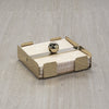 Zodax Giftware Basso Cocktail Napkin Holder - Polished Gold
