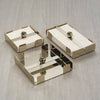 Zodax Giftware Basso Cocktail Napkin Holder - Polished Gold