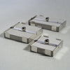 Zodax Giftware Basso Cocktail Napkin Holder - Polished Nickel