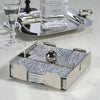 Zodax Giftware Basso Cocktail Napkin Holder - Polished Nickel