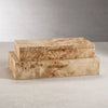 Zodax Home Decor Burlwood Veneer Box 14.5" x 8.5" x 2.75"