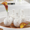 Zodax Giftware Cameo Long Neck Porcelain Bud Vases- 4 Assorted Styles