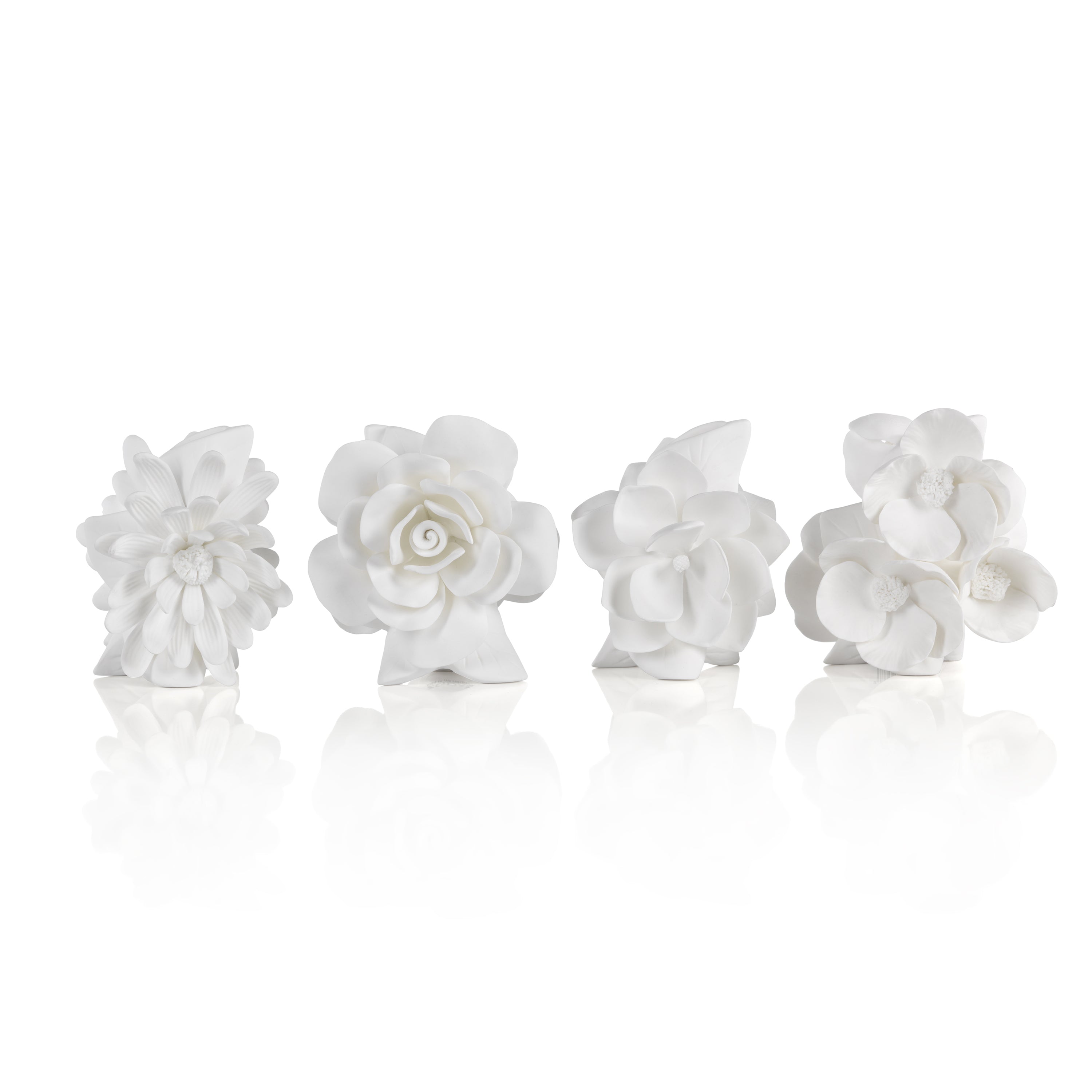 Zodax Giftware Cameo Porcelain Vases- 4 Assorted Styles