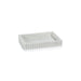 Zodax Furniture Camogli Scalloped White Marble Tray 12" x 8" x 1.75"