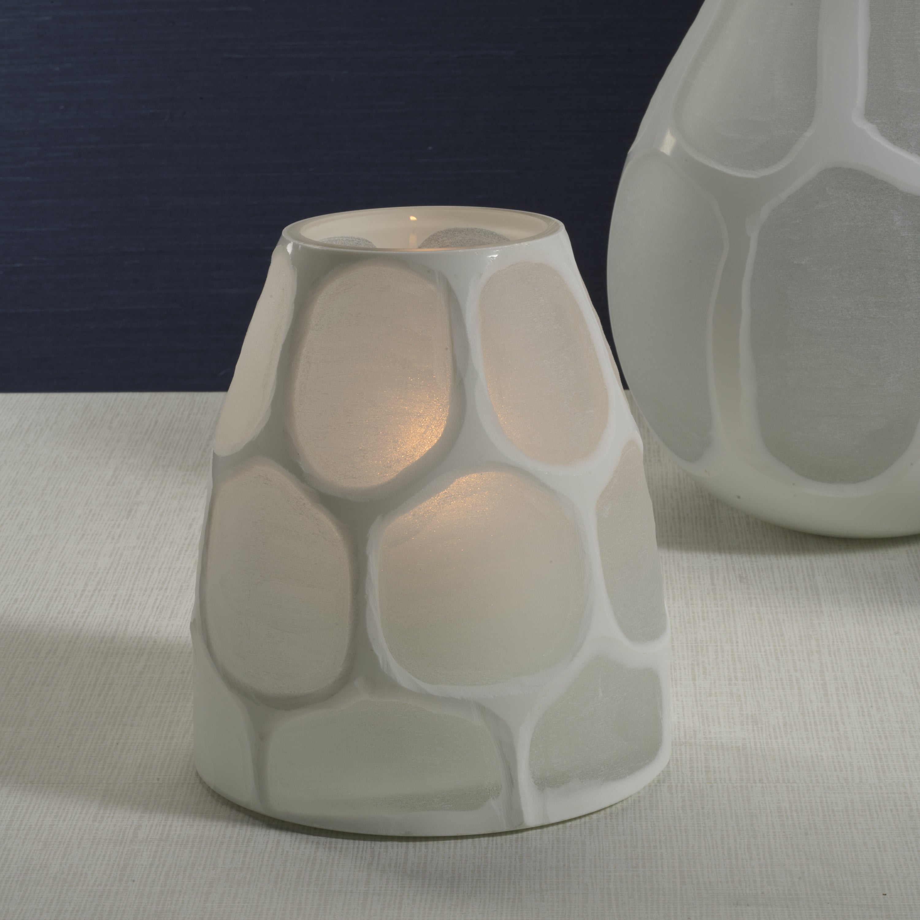 Zodax Home Decor Cape Coral Glass Vase / Hurricane