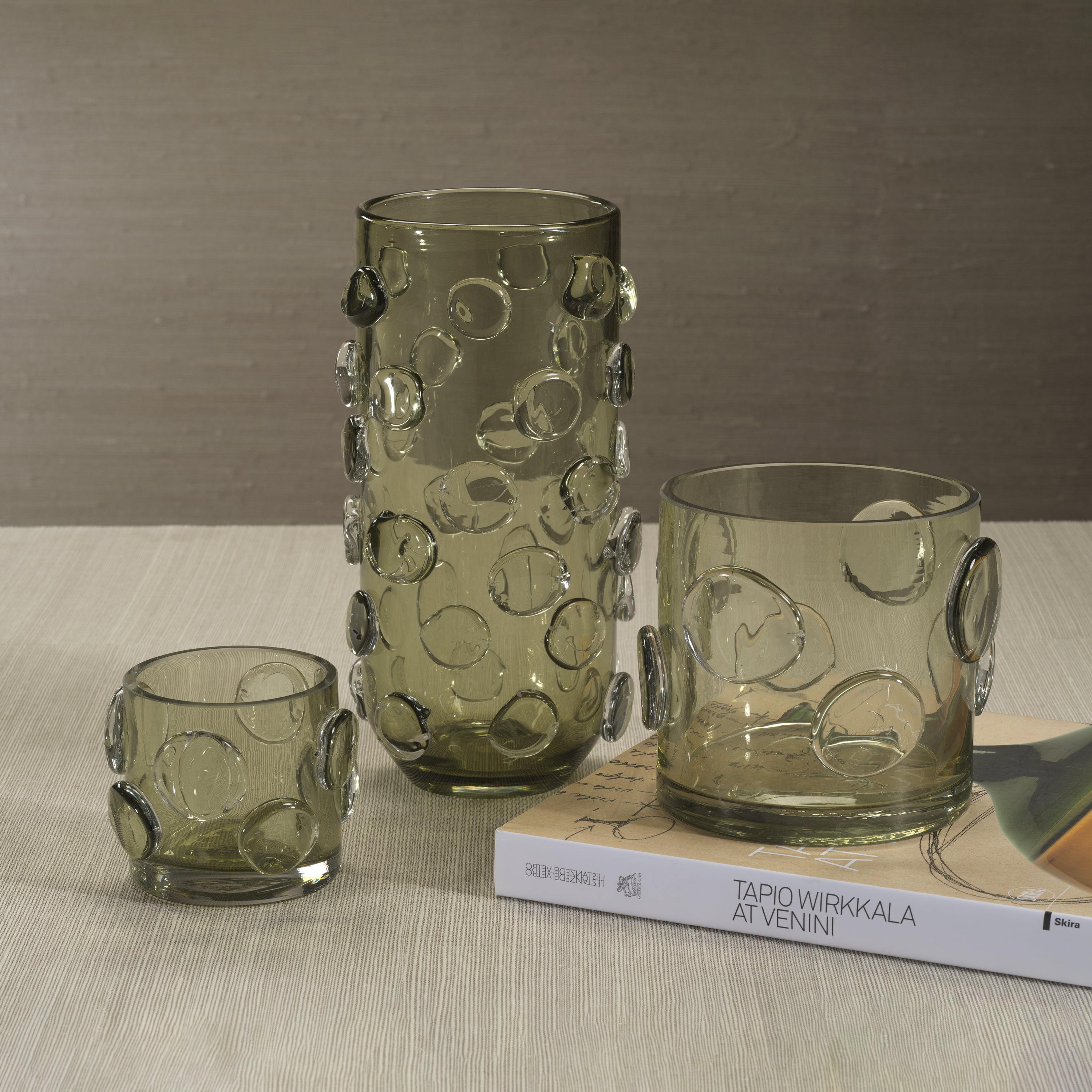 Zodax Home Decor Celeste All-Purpose Glass - Olive Green - Large