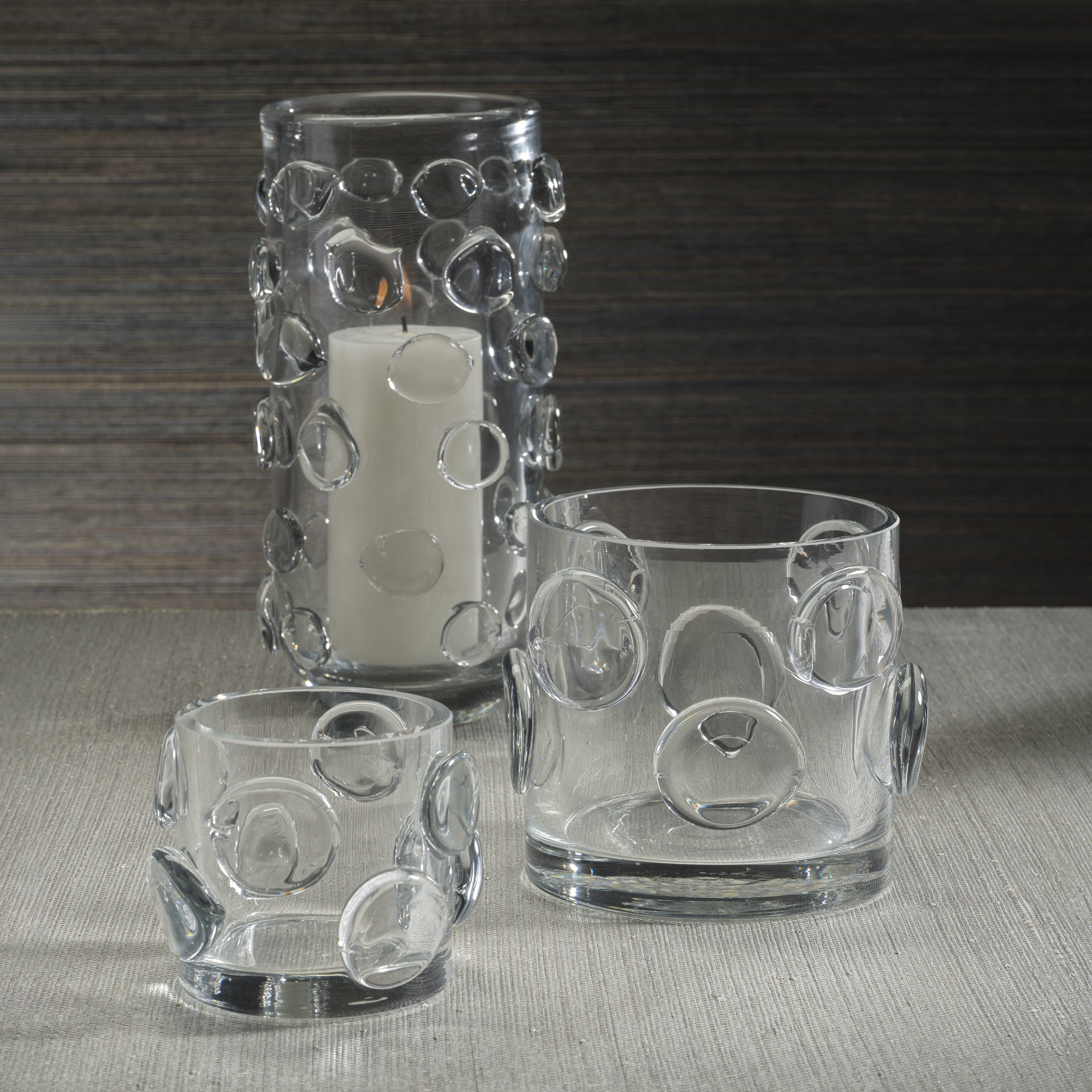 Zodax Home Decor Celeste Tall Vase / Hurricane - Clear