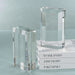 Zodax Giftware Claire Crystal Glass Bookends - Set of 2