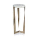 Zodax Furniture Costa Marble on Antique Brass Cocktail Table