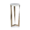 Zodax Furniture Costa Marble on Antique Brass Cocktail Table