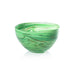 Zodax Home Decor Delphine Glass Bowl - Multi Green - Medium