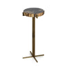 Zodax Furniture Fortaleza Petrified Wood Cocktail Table -Round