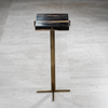 Zodax Furniture Fortaleza Petrified Wood Cocktail Table -Square