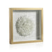 Zodax Furniture Gold Framed Crystal Flower 16" x 16"