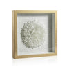 Zodax Giftware Gold Framed Crystal Flower 16" x 16"