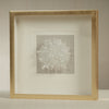 Zodax Furniture Gold Framed Crystal Flower 18" x 18"
