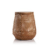 Zodax Furniture Handcrafted Rattan Stool and Storage