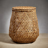 Zodax Furniture Handcrafted Rattan Stool and Storage