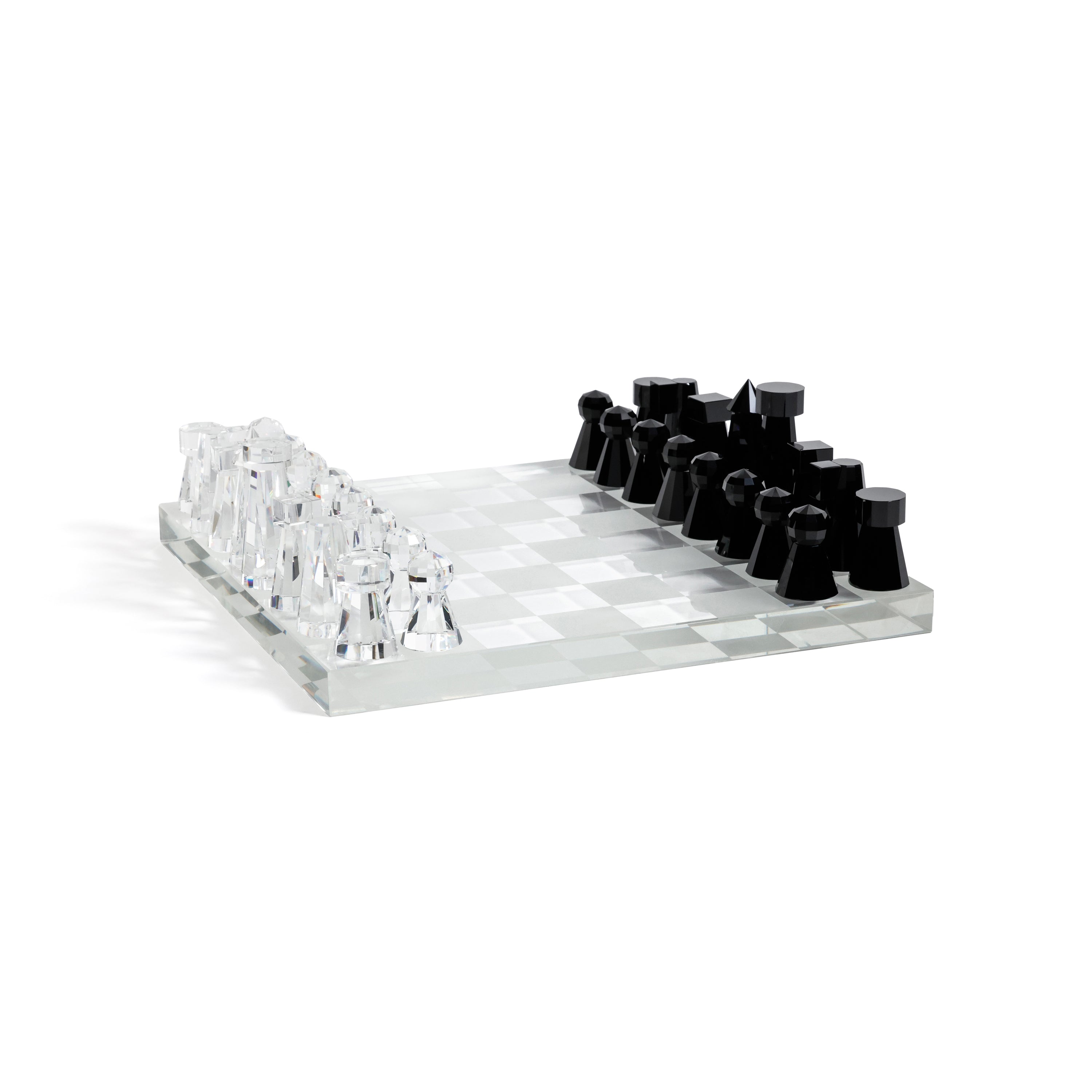 Zodax Giftware Handmade Crystal Chess Set