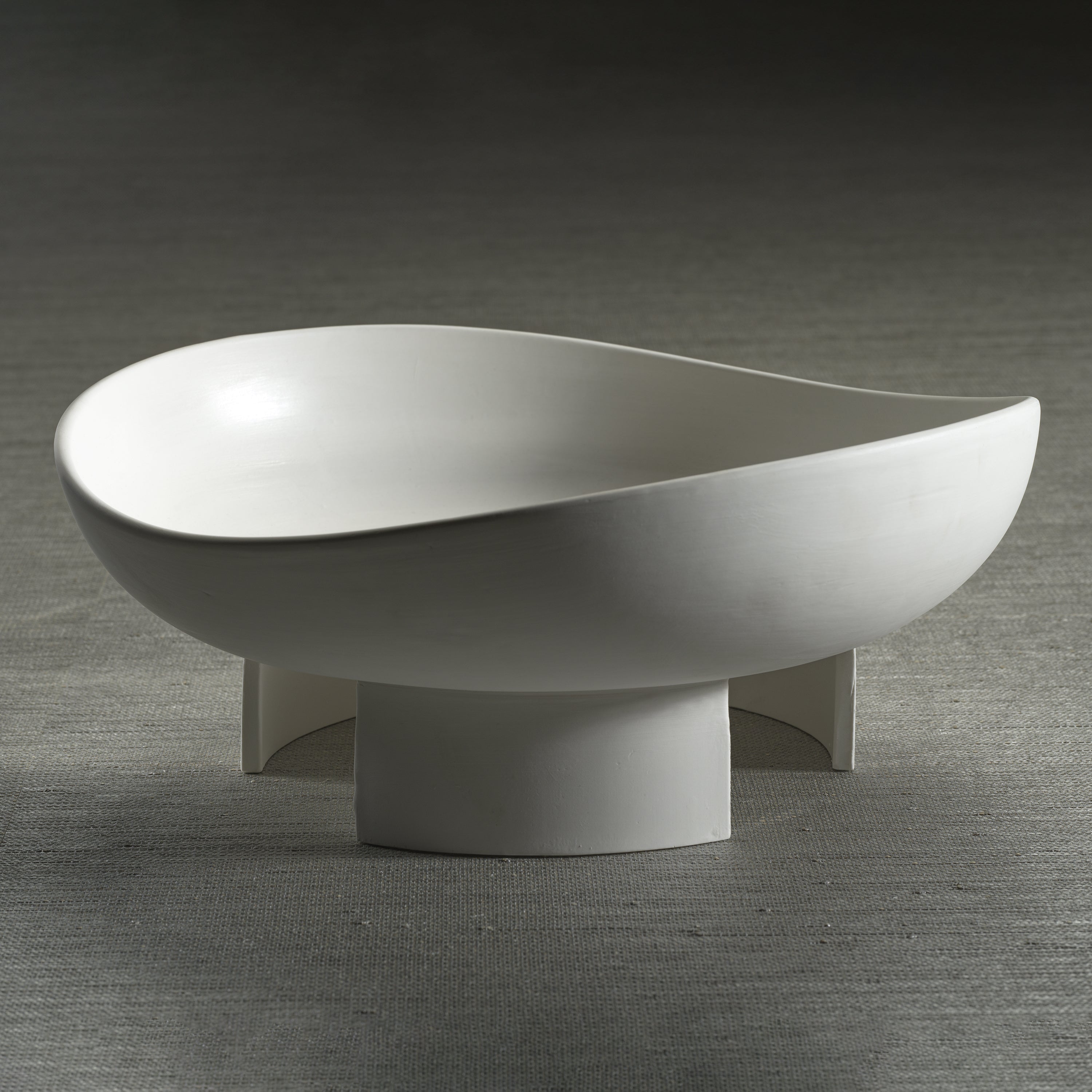 Zodax Home Decor Kutani Ceramic Bowl - Matt White