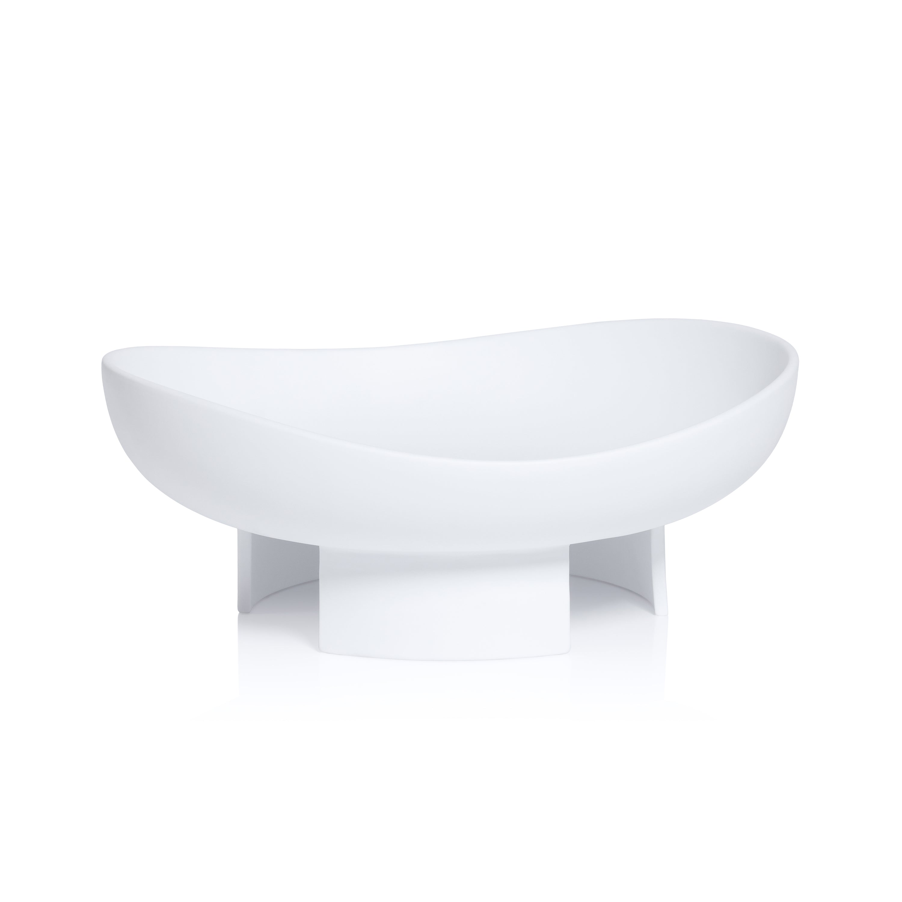 Zodax Home Decor Kutani Ceramic Bowl - Matt White