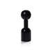 Zodax Home Decor Kyoto Modern Candle Holder - Black Marqunio - 6 in