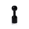 Zodax Home Decor Kyoto Modern Candle Holder - Black Marqunio - 6 in