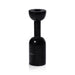 Zodax Home Decor Kyoto Modern Candle Holder - Black Marqunio - 8 in