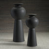 Zodax Home Decor Kyoto Modern Vase - Matte Black - Small