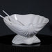 Zodax Home Decor La Coquille Stoneware Clam Shell Bowl